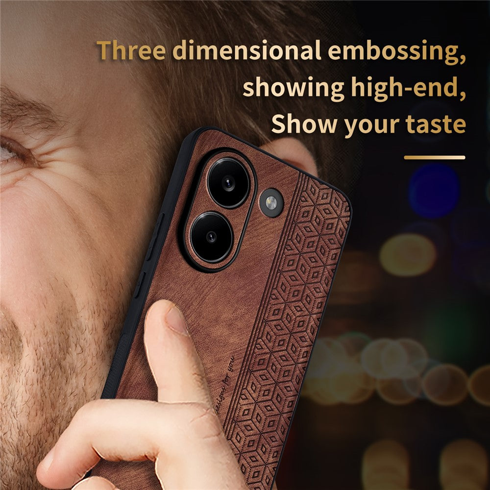 AZNS For Xiaomi Poco X8 Pro 5G / Redmi Turbo 5 5G Case PU Leather Covered TPU Phone Protective Cover