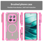 For Xiaomi Redmi Note 14 Pro 5G  /  Poco X7 5G Magnetic Case TPU + PC Phone Back Cover