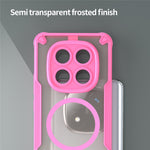 For Xiaomi Redmi Note 14 Pro 5G  /  Poco X7 5G Magnetic Case TPU + PC Phone Back Cover