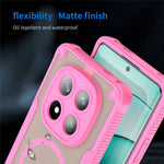 For Xiaomi Redmi Note 14 Pro 5G  /  Poco X7 5G Magnetic Case TPU + PC Phone Back Cover