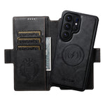 SUTENI Q-06 cover til Samsung Galaxy S26 Ultra med farveblokke og magnetisk aftageligt lædercover