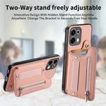 For Oppo A6 5G (Global) Case RFID Blocking Card Holder Jeans Cloth Texture Leather Back Cover with Elastic Wristband