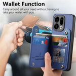 For Oppo Find X9 5G Case RFID Blocking Card Holder Jeans Cloth Texture Leather Back Cover with Elastic Wristband