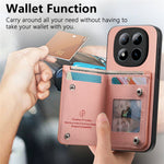 For Xiaomi Redmi Note 15 Pro 5G (Global) Case RFID Blocking Card Holder Jeans Cloth Texture Leather Back Cover with Elastic Wristband