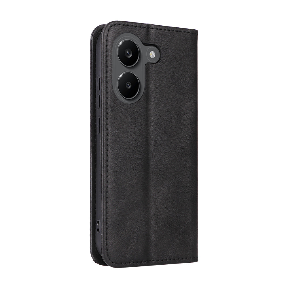 For Xiaomi Redmi Turbo 5 5G / Xiaomi Poco X8 Pro 5G Leather Case Wallet Stand Retro Texture Phone Cover