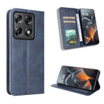 For Motorola Moto X70 Air Pro 5G / Motorola Signature 5G Læder Cover Pung Stand Retro Tekstur Telefon Cover