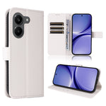 For Xiaomi Redmi Turbo 5 5G / Xiaomi Poco X8 Pro 5G Leather Wallet Case with Strap Diamond Texture Phone Cover