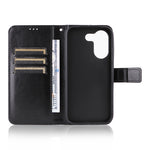 For Xiaomi Redmi Turbo 5 5G / Xiaomi Poco X8 Pro 5G PU Leather Case with Strap Crazy Horse Texture Phone Wallet Cover