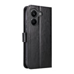 For Xiaomi Redmi Turbo 5 5G / Xiaomi Poco X8 Pro 5G PU Leather Case with Strap Crazy Horse Texture Phone Wallet Cover