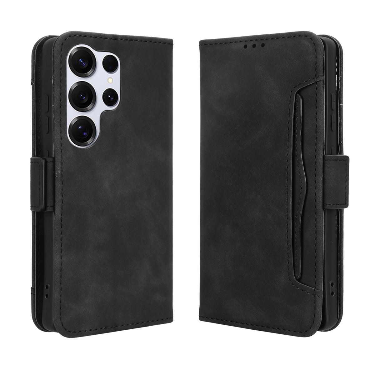 For Samsung Galaxy S26 Ultra Leather Case Phone Wallet Cover with Multiple Card Slots