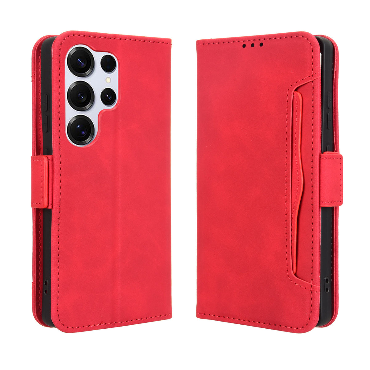 For Samsung Galaxy S26 Ultra Leather Case Phone Wallet Cover with Multiple Card Slots