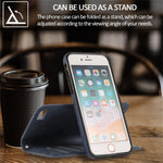 Wallet Case For iPhone 8 / 7 / SE (2022) / SE (2020) Retro Matte Magnetic Detachable PU Leather TPU Phone Cover