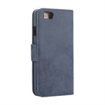 Wallet Case For iPhone 8 / 7 / SE (2022) / SE (2020) Retro Matte Magnetic Detachable PU Leather TPU Phone Cover