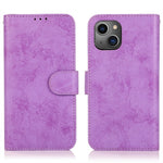 For iPhone 13 Wallet Case Retro Matte Magnetic Detachable PU Leather TPU Phone Cover