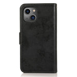 Til iPhone 15 Pung Etui Retro Mat Magnetisk Aftageligt PU Læder TPU Telefoncover