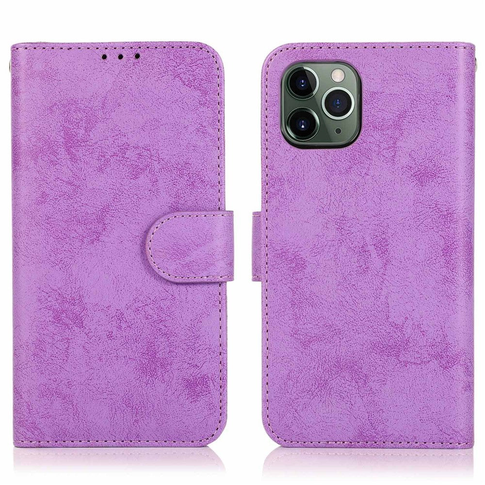 Til iPhone 16 Pro Pung Etui Retro Mat Magnetisk Aftageligt PU Læder TPU Telefoncover