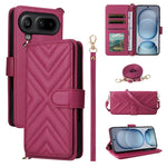 For Honor Magic8 Pro Air 5G Leather Case Stand Wallet Phone Cover with Shoulder  /  Wrist Strap
