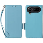For Honor Magic8 Pro Air 5G Case Litchi Texture Wallet Leather Phone Cover with Wrist Strap