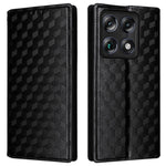 Tegnebogs-etui i PU-læder med rhombemønster til Motorola Signature 5G / Moto X70 Air Pro 5G