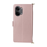 Leather Case For Xiaomi Poco X8 Pro Max 5G  /  Redmi Turbo 5 Max 5G Stand Wallet Phone Cover with Shoulder  /  Wrist Strap