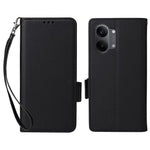 Phone Case For Xiaomi Poco X8 Pro Max 5G  /  Redmi Turbo 5 Max 5G Litchi Texture Wallet Leather Phone Cover with Wrist Strap
