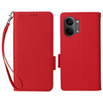 Phone Case For Xiaomi Poco X8 Pro Max 5G  /  Redmi Turbo 5 Max 5G Litchi Texture Wallet Leather Phone Cover with Wrist Strap
