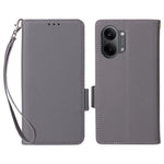 Phone Case For Xiaomi Poco X8 Pro Max 5G  /  Redmi Turbo 5 Max 5G Litchi Texture Wallet Leather Phone Cover with Wrist Strap