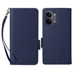 Phone Case For Xiaomi Poco X8 Pro Max 5G  /  Redmi Turbo 5 Max 5G Litchi Texture Wallet Leather Phone Cover with Wrist Strap