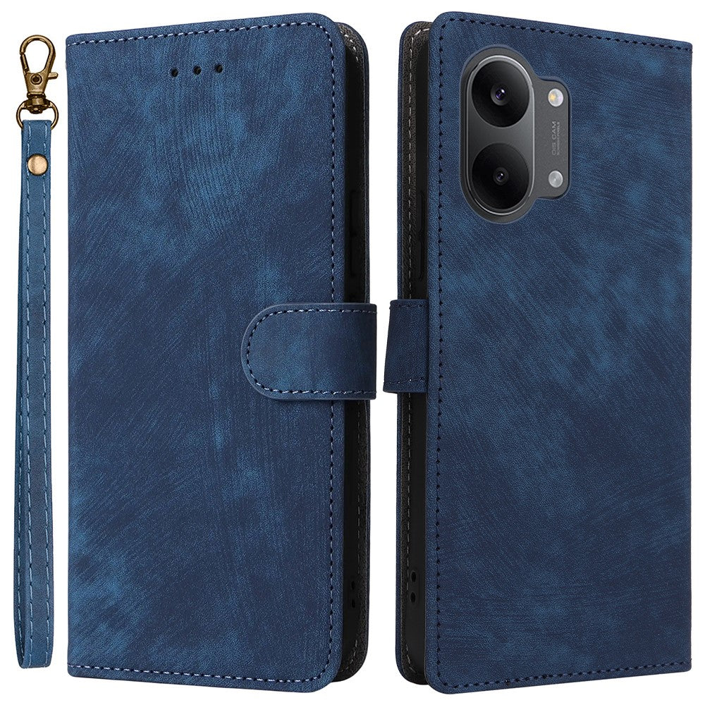Phone Case For Xiaomi Poco X8 Pro Max 5G  /  Redmi Turbo 5 Max 5G Wallet RFID Blocking PU Leather Phone Cover Stand with Strap