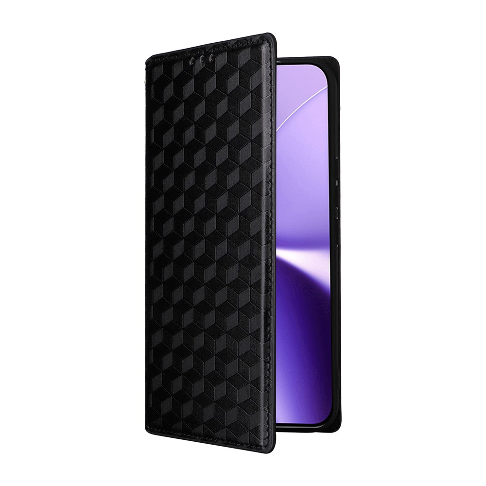 Phone Case For Xiaomi Poco X8 Pro Max 5G  /  Redmi Turbo 5 Max 5G Wallet Rhombus Imprinted PU Leather Protection Phone Cover