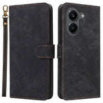Phone Case For Xiaomi Poco X8 Pro 5G  /  Redmi Turbo 5 5G Wallet RFID Blocking PU Leather Phone Cover Stand with Strap