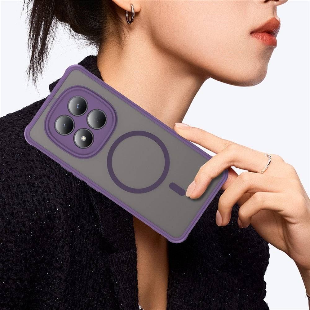 For Xiaomi Redmi Note 15 Pro 4G (Global) Magnetic Case Anti Drop PC + TPU Phone Cover