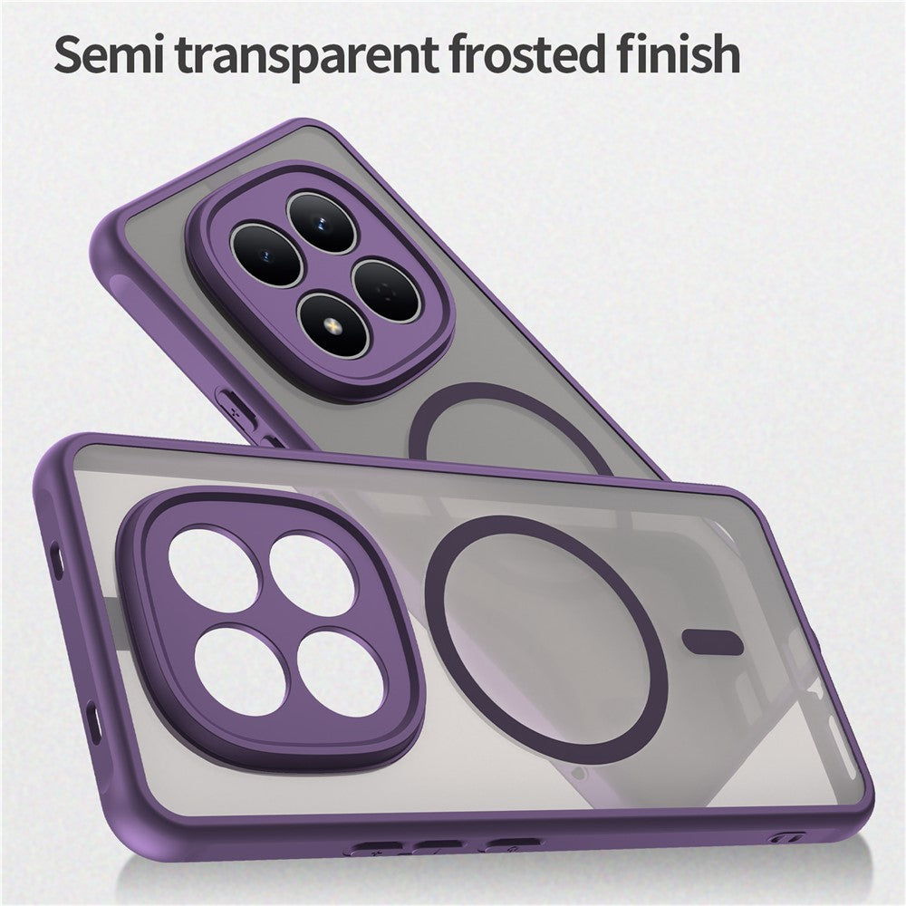 For Xiaomi Redmi Note 15 Pro 4G (Global) Magnetic Case Anti Drop PC + TPU Phone Cover