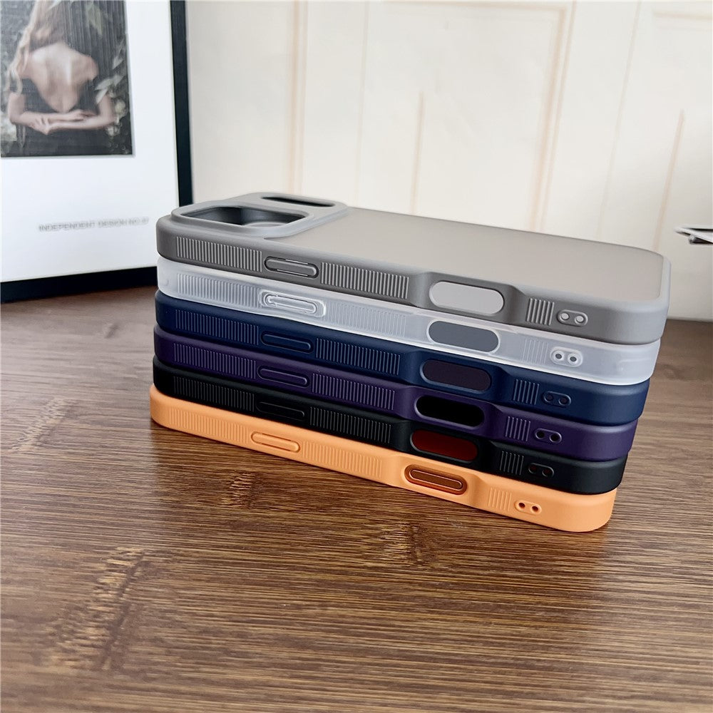 For iPhone 18 Pro Max / 17 Pro Max Case Anti Slip Skin Touch TPU Acrylic Shockproof Phone Cover