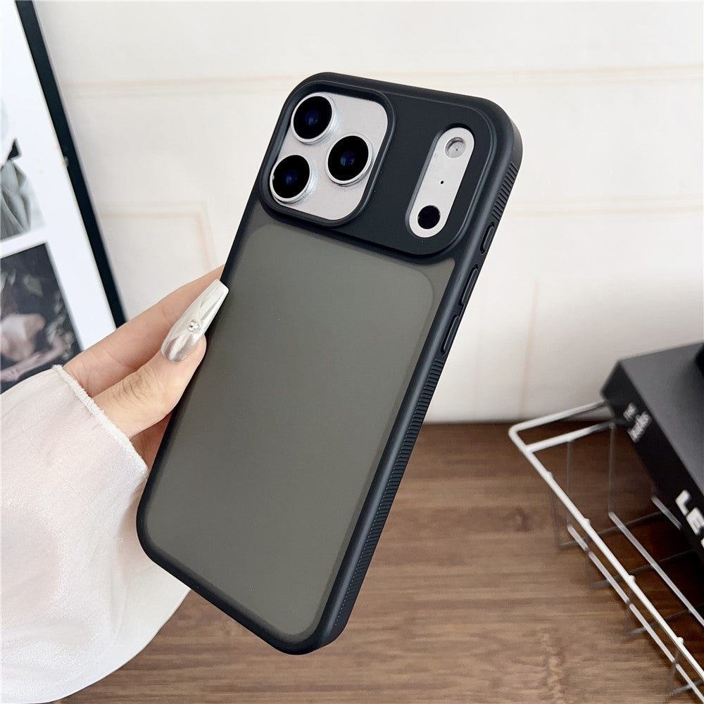 For iPhone 18 Pro Max / 17 Pro Max Case Anti Slip Skin Touch TPU Acrylic Shockproof Phone Cover