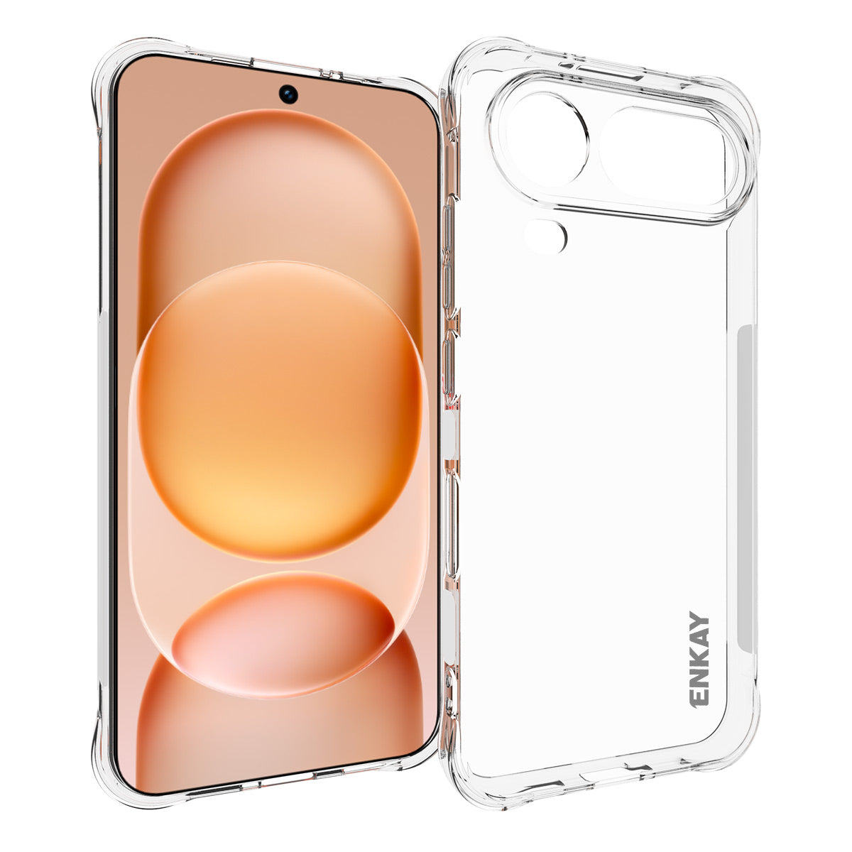 ENKAY HAT PRINCE For Honor Magic8 Pro Air 5G Clear Phone Case   Shockproof Anti-slip TPU Cover