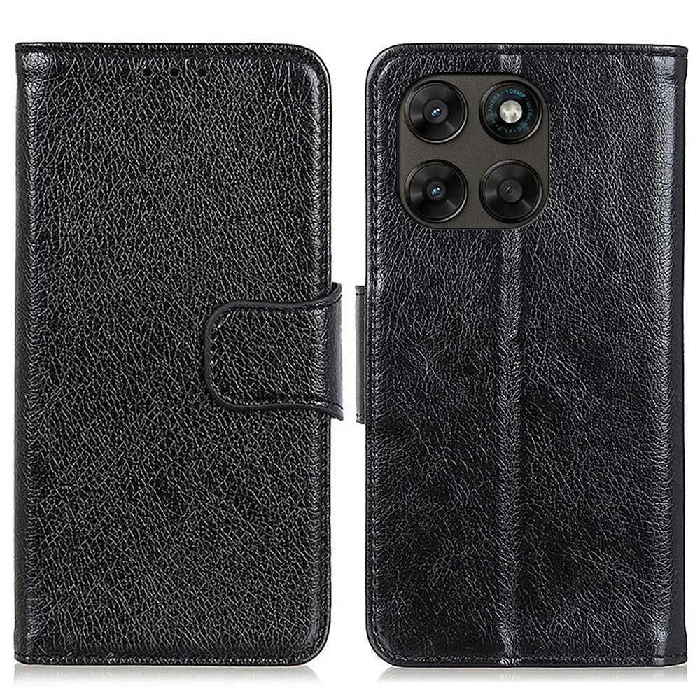 Til Motorola Moto G87 5G / G67 5G / G77 5G Etui Nappastruktur Splitlæder Pung Telefoncover