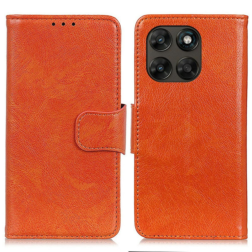Til Motorola Moto G87 5G / G67 5G / G77 5G Etui Nappastruktur Splitlæder Pung Telefoncover