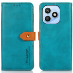 KHAZNEH For Honor X8d 4G Wallet Case Gold Magnetic Clasp Cowhide Texture Leather Flip Stand Phone Cover