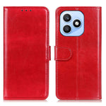For Honor X8d 4G Case Crazy Horse Texture PU Leather Phone Stand Cover