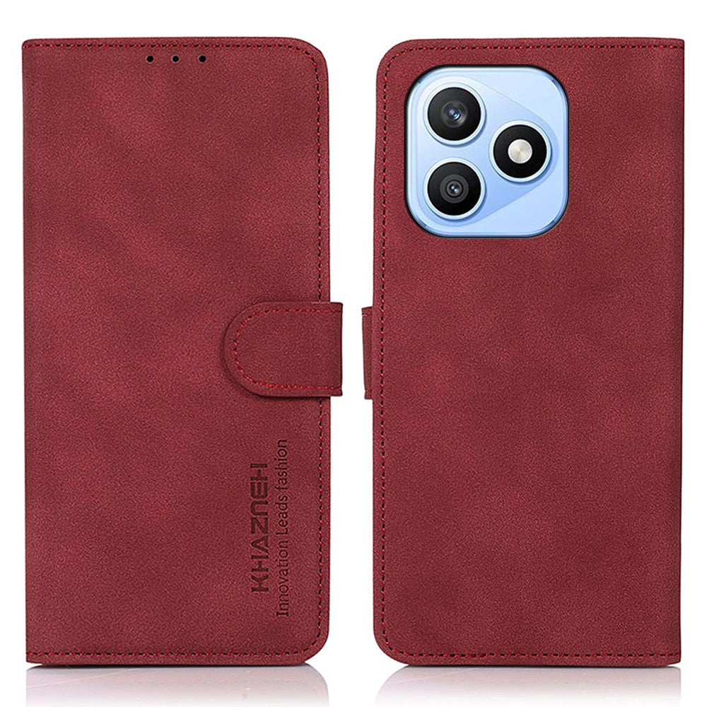 KHAZNEH For Honor X8d 4G Cover Anti-ridse PU-læderpung med stander telefoncover