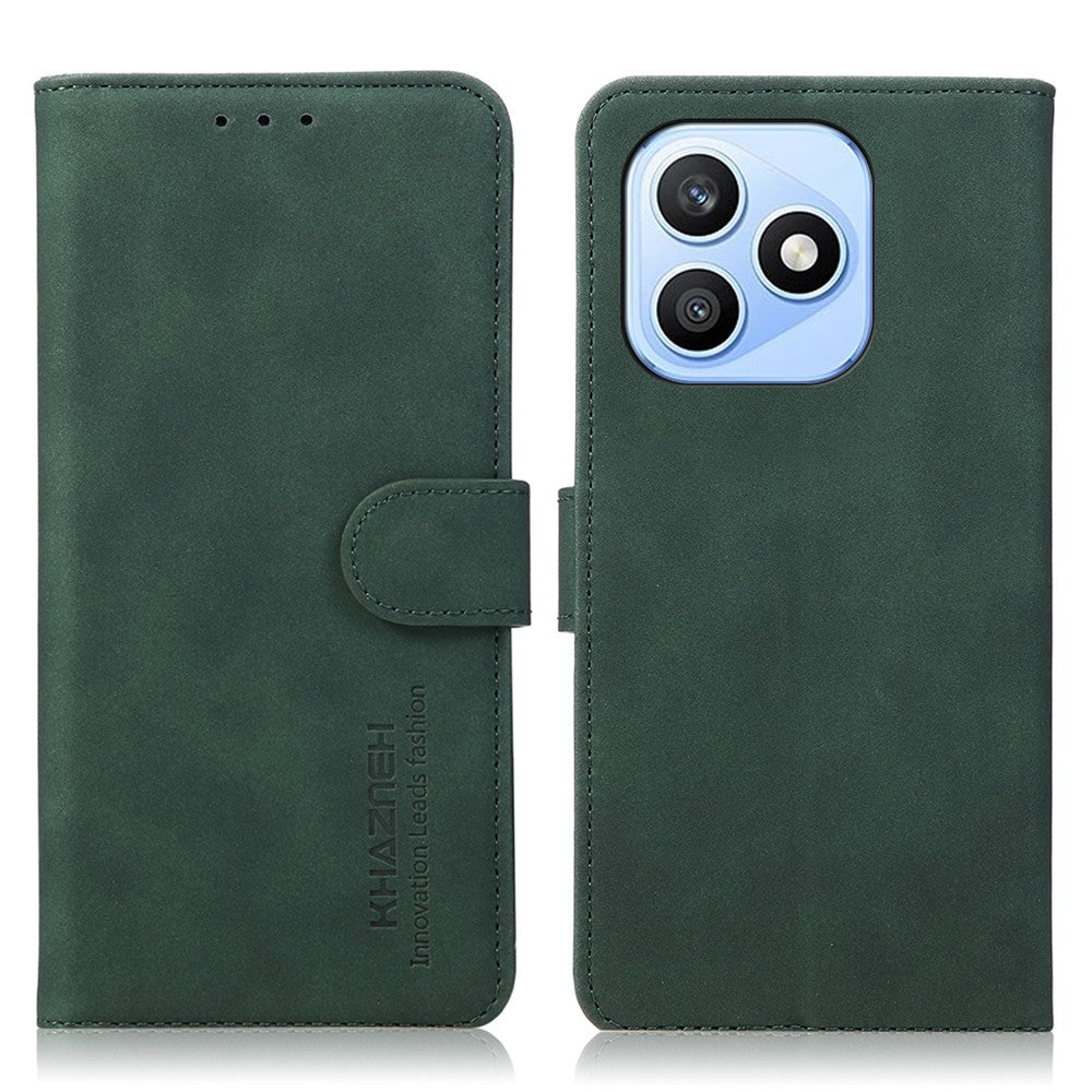 KHAZNEH For Honor X8d 4G Cover Anti-ridse PU-læderpung med stander telefoncover