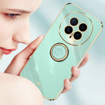 XINLI For Honor Magic8 5G Phone Case Ring Kickstand Electroplating TPU Sweatproof Protection Phone Cover