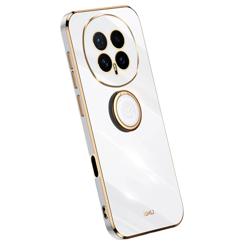 XINLI For Honor Magic8 5G Phone Case Ring Kickstand Electroplating TPU Sweatproof Protection Phone Cover