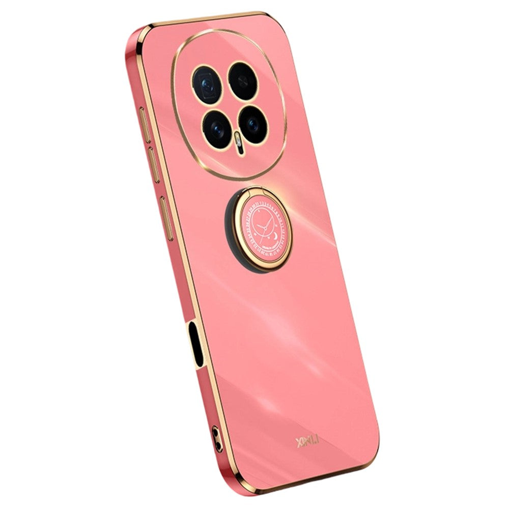 XINLI For Honor Magic8 5G Phone Case Ring Kickstand Electroplating TPU Sweatproof Protection Phone Cover