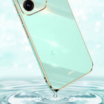 XINLI För Oppo Reno15 F 5G mobilskal Galvaniserad TPU Svettåligt Skyddande mobilskal