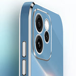 XINLI För Oppo Reno15 F 5G mobilskal Galvaniserad TPU Svettåligt Skyddande mobilskal