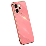 XINLI För Oppo Reno15 F 5G mobilskal Galvaniserad TPU Svettåligt Skyddande mobilskal