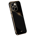 XINLI För Oppo Reno15 F 5G mobilskal Galvaniserad TPU Svettåligt Skyddande mobilskal