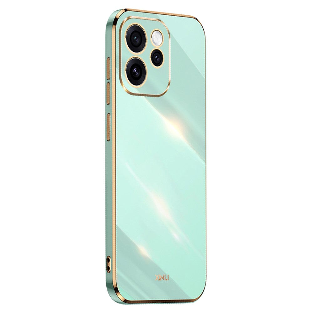 XINLI mobilskal till Oppo Reno15 Pro Max 5G (Global) / Reno15 Pro 5G (Kina) Galvaniserat TPU Svettbeständigt Skyddande mobilskal